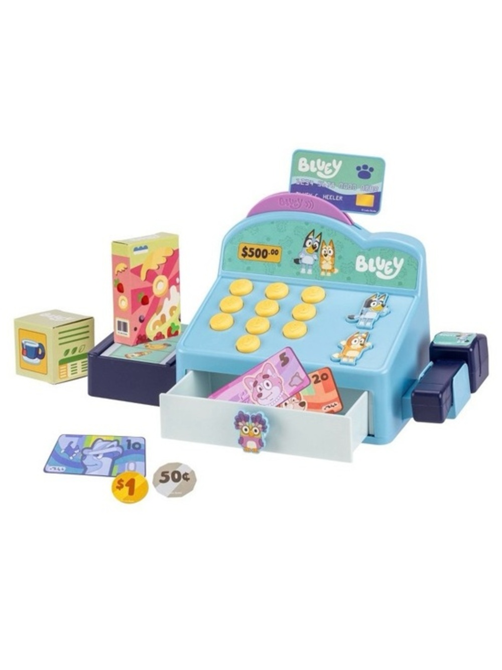 NIB. BLUEY Play Cash Register